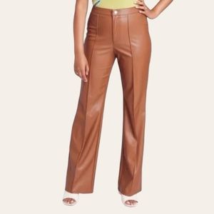 Wild Fable High-Rise Faux Leather Flare Pants in Copper 💕